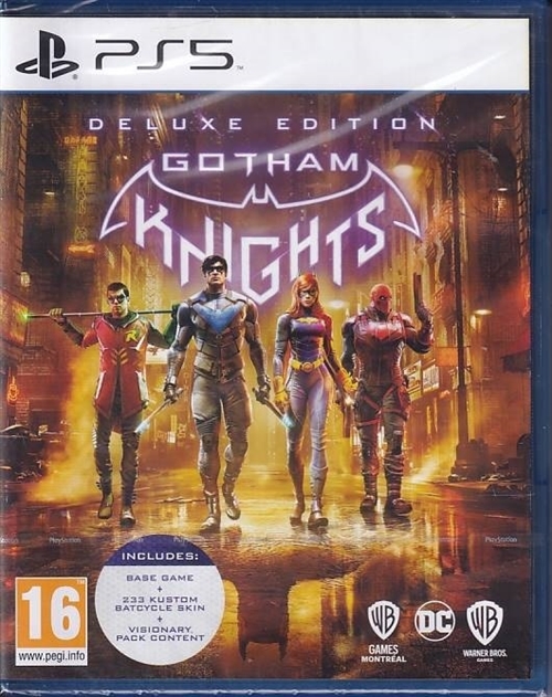 Gotham Knights Deluxe Edition - i Folie - PS5 (AA-Grade) (Genbrug)